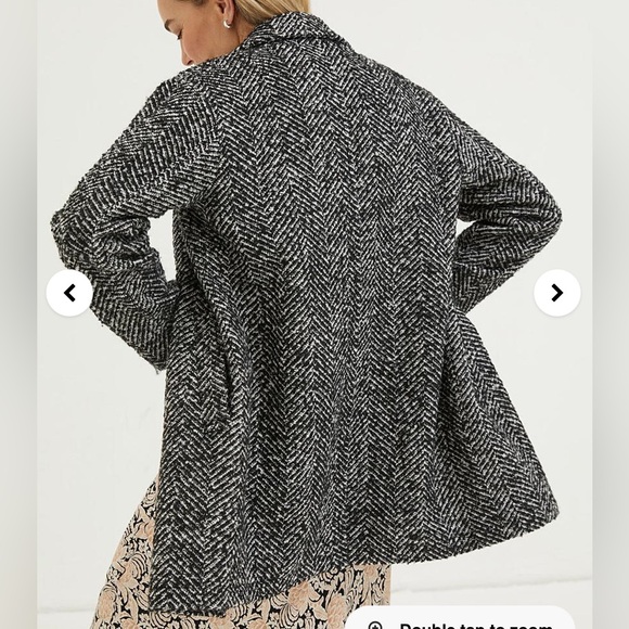 NWT - Fat Face Women’s Wool Blended Coat - US 12/L - Picture 4 of 15